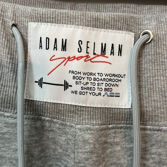 Adam Selman Sport High Rise Jogger Sweatpants Small Grey - Picture 5 of 7